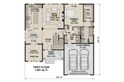 Craftsman Style House Plan - 4 Beds 3.5 Baths 2581 Sq/Ft Plan #51-1427 