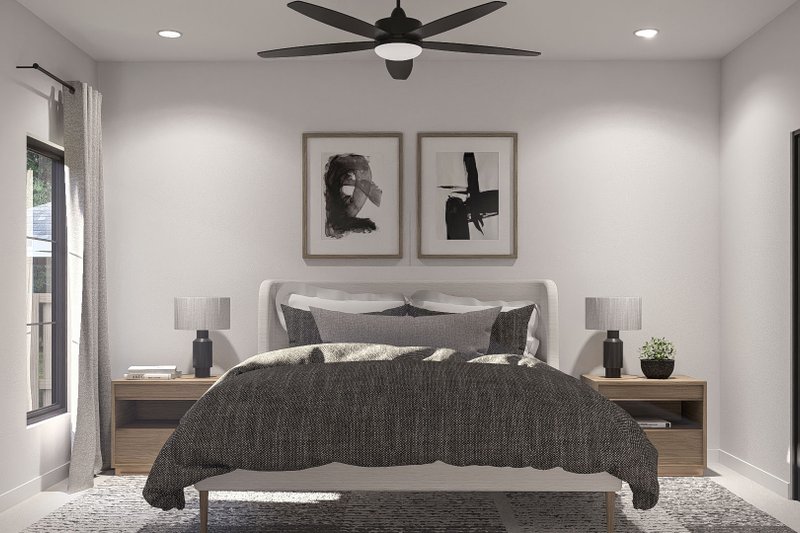 House Design - Interior - Master Bedroom for Modern House Plan #455-747 - 3 bed, 2 bath