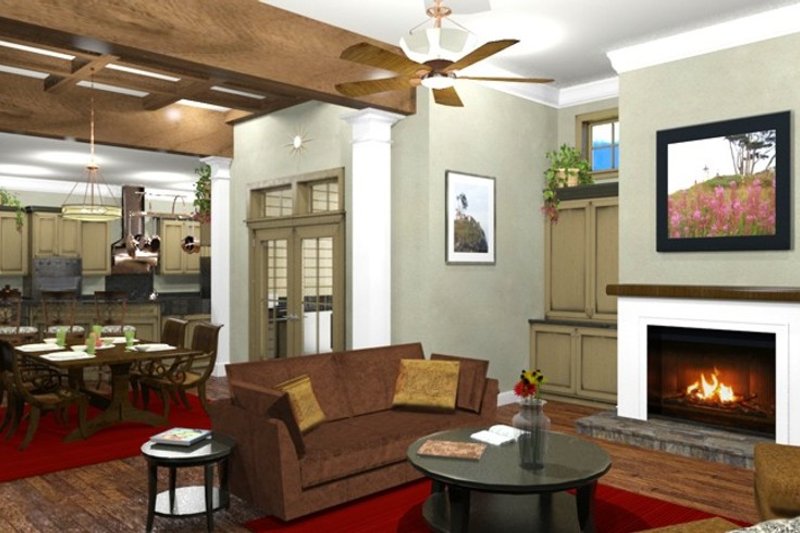 House Blueprint - Interior - Other for Southern House Plan #44-192 - 3 bed, 2 bath