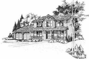 Traditional Exterior - Front Elevation Plan #78-121