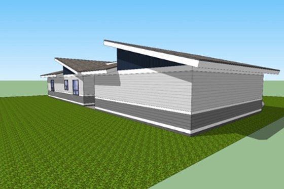 Photo 8 for Modern House Plan #518-8 - 2 bed, 1 bath