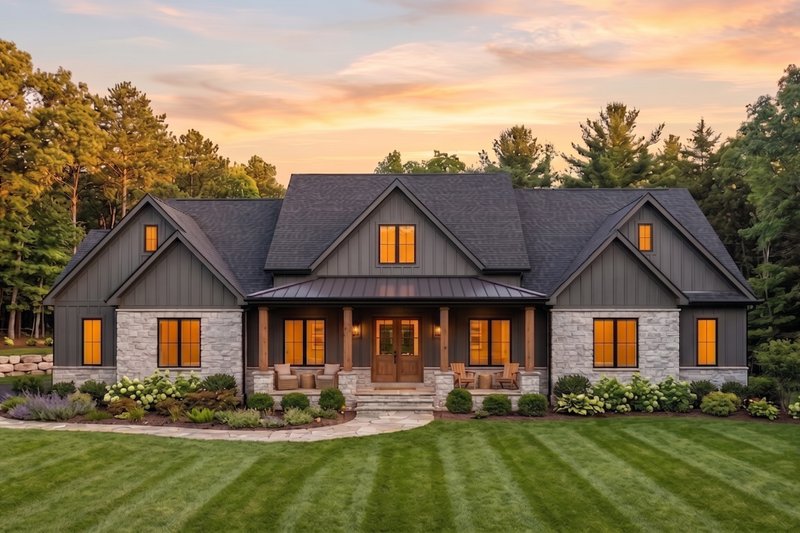 House Plan Design - Exterior - Front Elevation 2 for Craftsman House Plan #1089-81 - 3 bed, 3.5 bath