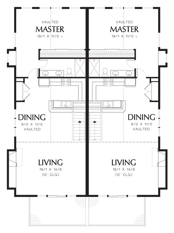 House Plan Design - Modern Floor Plan - Upper Floor Plan #48-628