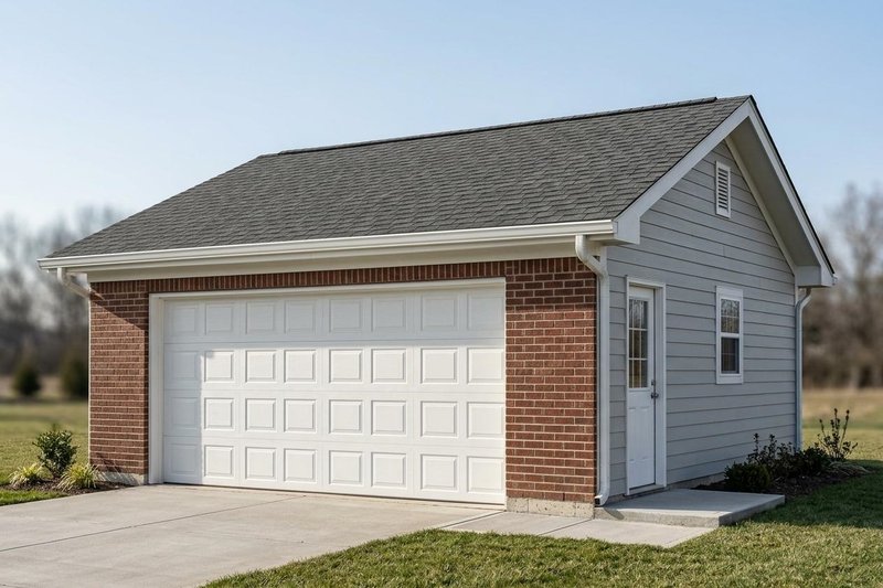 Exterior - Front Elevation 2 for Traditional House Plan #22-436, 0 bath