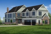 Craftsman Style House Plan - 5 Beds 4.5 Baths 5030 Sq/Ft Plan #1057-30 