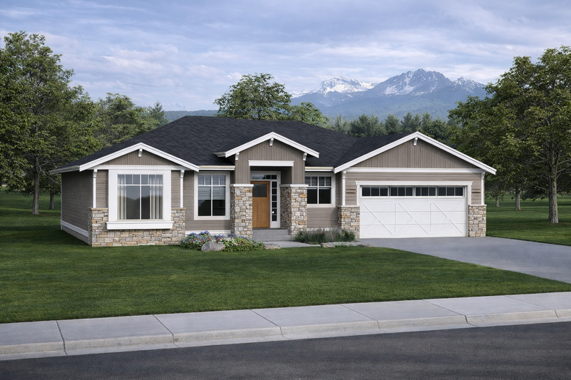 Dream House Plan - Farmhouse Exterior - Front Elevation Plan #1100-95