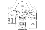 Craftsman Style House Plan - 3 Beds 2 Baths 2292 Sq/Ft Plan #124-408 