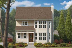 Dream House Plan - Victorian Exterior - Front Elevation Plan #3-128