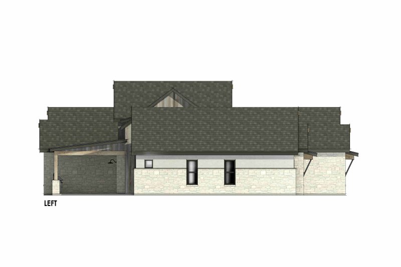 House Design - Exterior - Other Elevation for Farmhouse House Plan #1096-32 - 4 bed, 4.5 bath