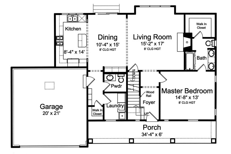 Home Plan - Exterior - Front Elevation 3 for Country House Plan #46-920 - 3 bed, 2.5 bath
