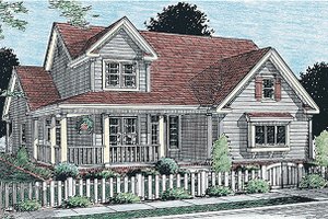 Farmhouse Exterior - Front Elevation Plan #20-181