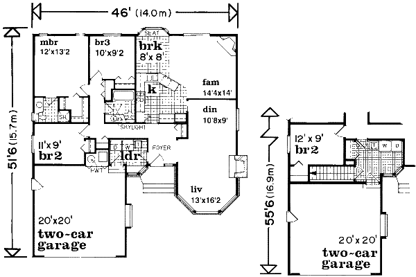 Traditional Floor Plan - Main Floor Plan #47-561