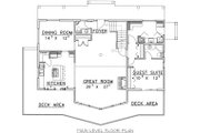 Cabin Style House Plan - 4 Beds 3.5 Baths 2652 Sq/Ft Plan #117-573 