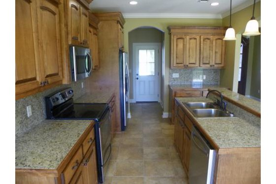 Interior - Kitchen for European House Plan #430-65 - 3 bed, 2 bath