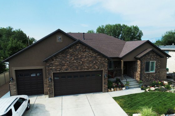 Exterior - Front Elevation 4 for Ranch House Plan #1060-43 - 2 bed, 2.5 bath
