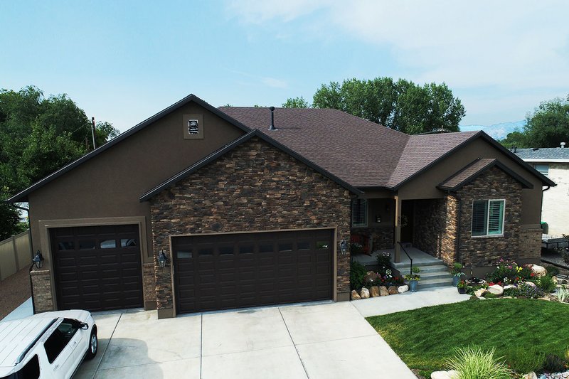 Dream House Plan - Exterior - Front Elevation 4 for Ranch House Plan #1060-43 - 2 bed, 2.5 bath