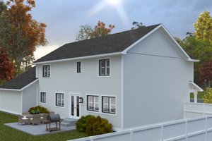 Exterior - Rear Elevation 2 for Farmhouse House Plan #1060-407 - 4 bed, 3.5 bath