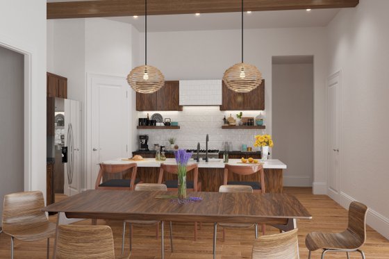 Interior - Kitchen 1 for Modern House Plan #930-542 - 3 bed, 3 bath
