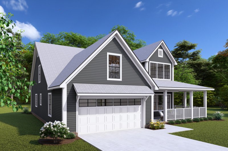 Home Plan - Exterior - Other Elevation 2 for Farmhouse House Plan #513-2241 - 4 bed, 2.5 bath