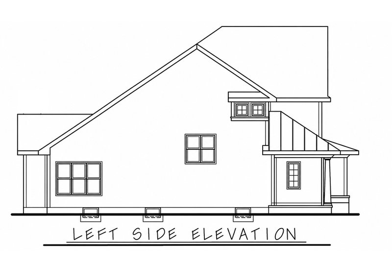 Dream House Plan - Exterior - Other Elevation for Farmhouse House Plan #20-2659 - 4 bed, 2.5 bath