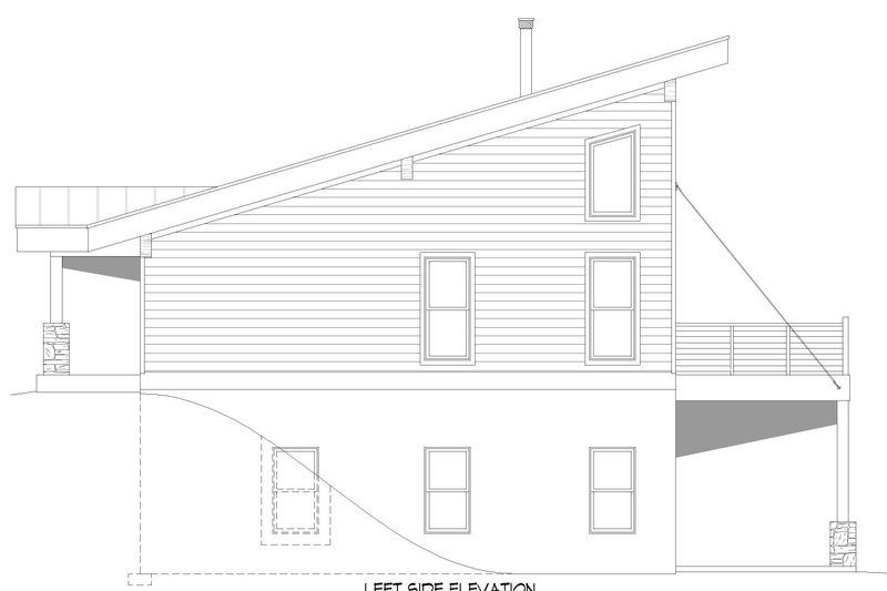 House Plan Design - Exterior - Other Elevation for Modern House Plan #932-738 - 3 bed, 2 bath