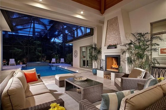 Exterior - Outdoor Living for Contemporary House Plan #548-34 - 4 bed, 4.5 bath