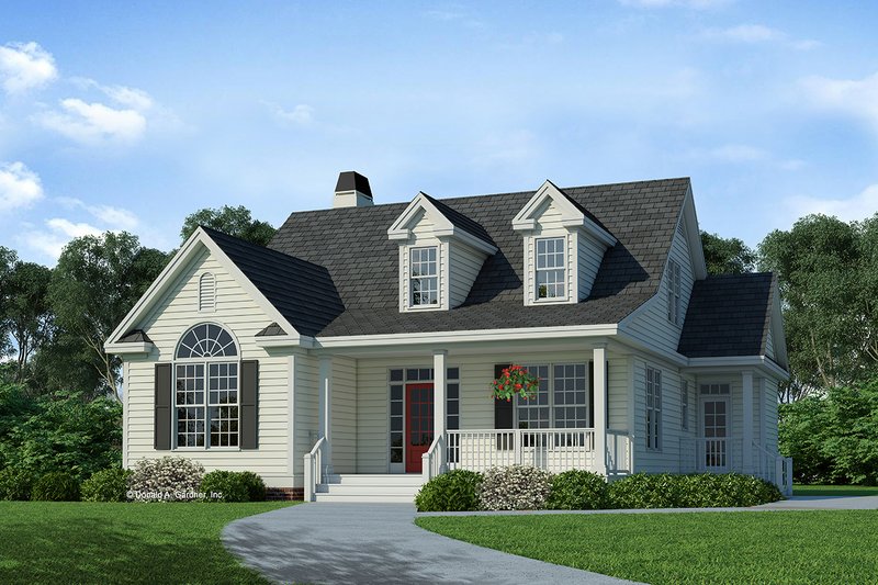 Architectural House Design - Country Exterior - Front Elevation Plan #929-520