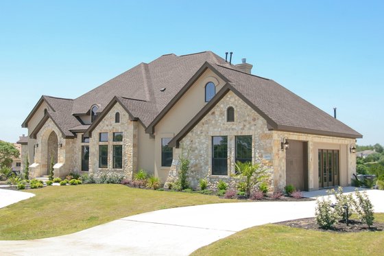 Exterior - Other Elevation for European House Plan #80-160 - 4 bed, 4 bath