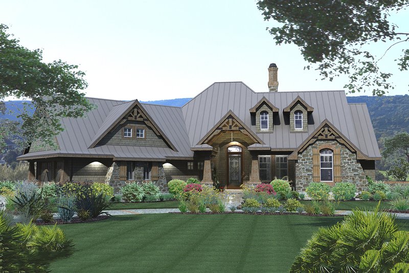 Dream House Plan - Storybook craftsman home by David wiggins - 2100sft