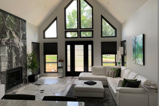 Interior - Family Room 1 for Country House Plan #932-35 - 2 bed, 2 bath