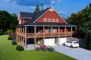 Country Style House Plan - 3 Beds 3.5 Baths 3543 Sq/Ft Plan #932-685 