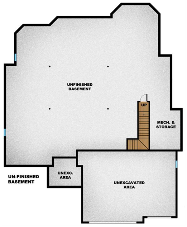 European Floor Plan - Lower Floor Plan #27-448