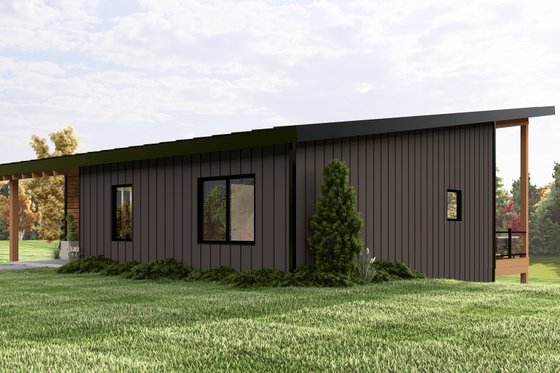 Exterior - Other Elevation 1 for Modern House Plan #1064-319 - 2 bed, 2 bath