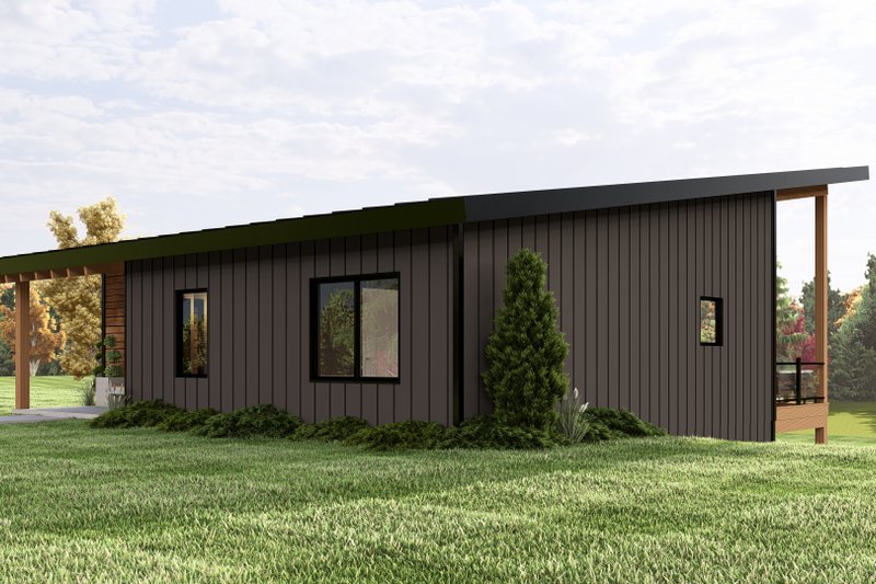 Architectural House Design - Exterior - Other Elevation 1 for Modern House Plan #1064-319 - 2 bed, 2 bath