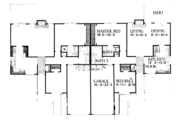 Ranch Style House Plan - 2 Beds 2 Baths 1912 Sq/Ft Plan #303-223 