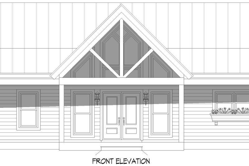 House Design - Exterior - Front Elevation 3 for Craftsman House Plan #932-1085 - 3 bed, 2.5 bath