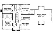 Colonial Style House Plan - 4 Beds 2.5 Baths 2305 Sq/Ft Plan #124-443 