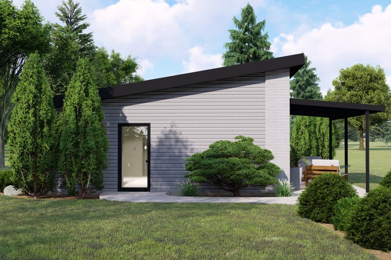 House Plan Design - Exterior - Other Elevation 1 for Modern House Plan #1064-211 - 1 bed, 1 bath