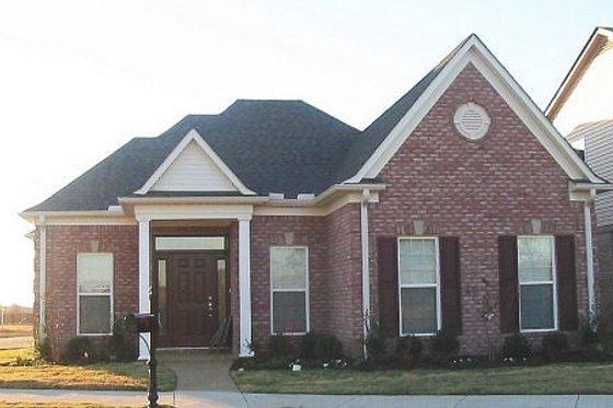 Exterior - Front Elevation for Traditional House Plan #81-13706 - 2 bed, 2 bath
