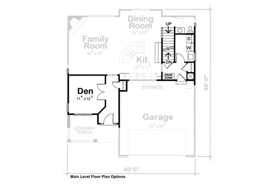 Floor Plan - Other Floor for Traditional House Plan #20-1769 - 4 bed, 3 bath
