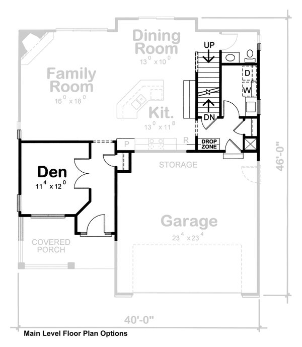House Plan Design - Traditional Floor Plan - Other Floor Plan #20-1769