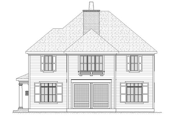 Exterior - Other Elevation 1 for Farmhouse House Plan #901-92 - 3 bed, 3.5 bath