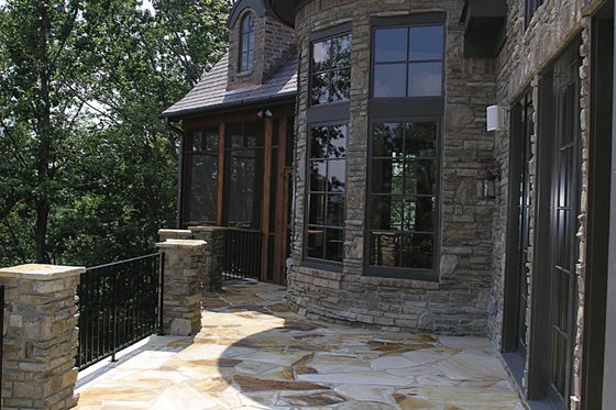 Exterior - Other Elevation 4 for European House Plan #453-90 - 4 bed, 4.5 bath