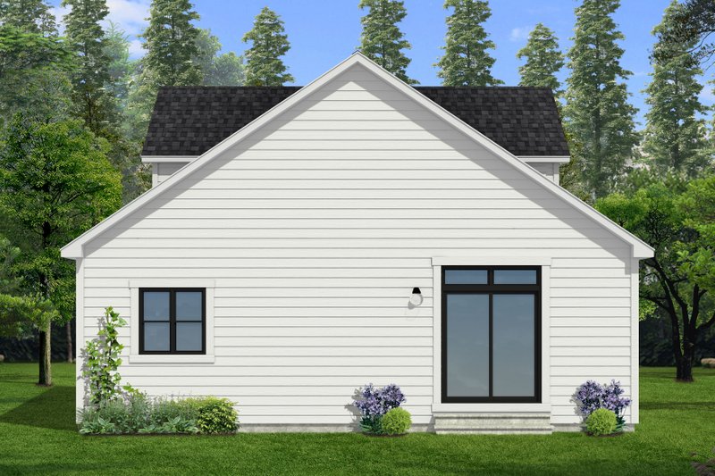 House Design - Exterior - Rear Elevation for Craftsman House Plan #1057-43 - 3 bed, 2.5 bath