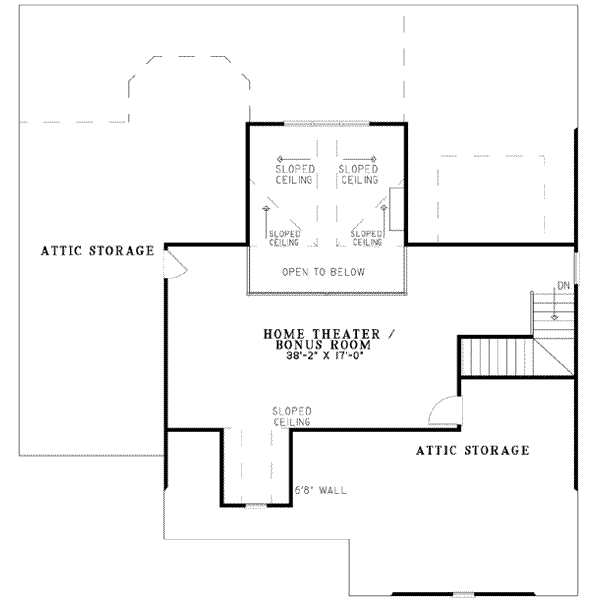 House Blueprint - Country Floor Plan - Other Floor Plan #17-1165
