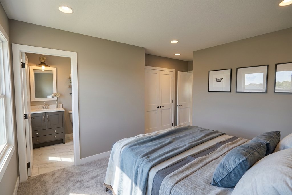 Interior - Bedroom 2 for Farmhouse House Plan #51-1526 - 4 bed, 2.5 bath