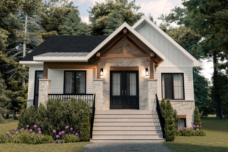 Architectural House Design - Farmhouse Exterior - Front Elevation Plan #23-2778
