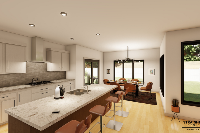 Architectural House Design - Interior - Kitchen for Craftsman House Plan #1122-15 - 4 bed, 4 bath