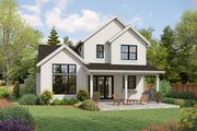 Farmhouse Style House Plan - 3 Beds 2.5 Baths 1677 Sq/Ft Plan #48-1189 