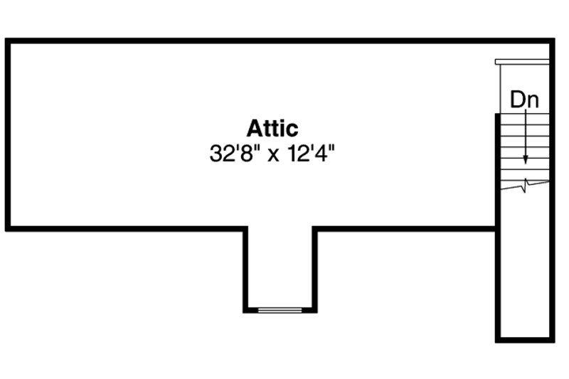 Architectural House Design - Floor Plan - Upper Floor for Country House Plan #124-897, 0 bath